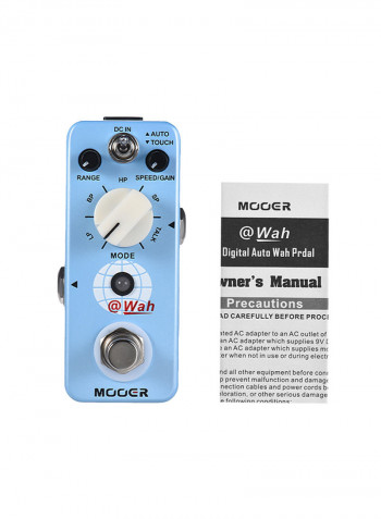 Wah Digital Auto  Guitar Effect Pedal 5 Modes True Bypass