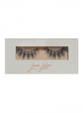 Pair Of 3D Devilish Mink False Eyelashes Black