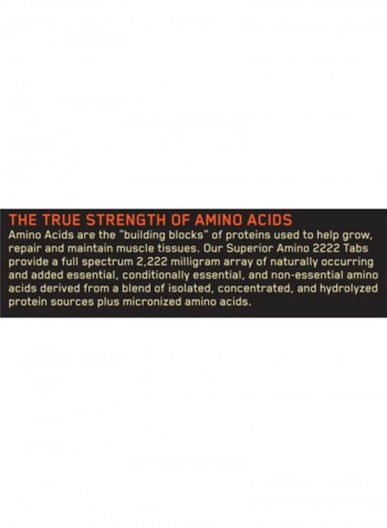 Superior Amino 2222 Tabs - 320 Tablets