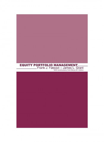 Equity Portfolio Management Hardcover
