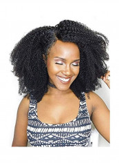 7-Piece Curly Hair Extension Set Black 2 x 1.02 x 0.98inch