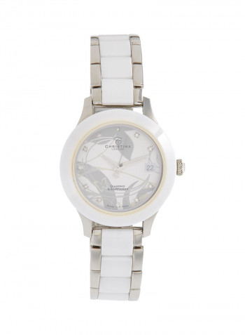 Women's Ceramic Analog Watch 308SW