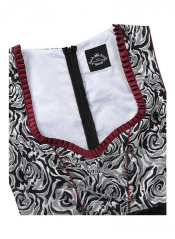 3-Piece German Traditional Oktoberfest Classic Dress Black