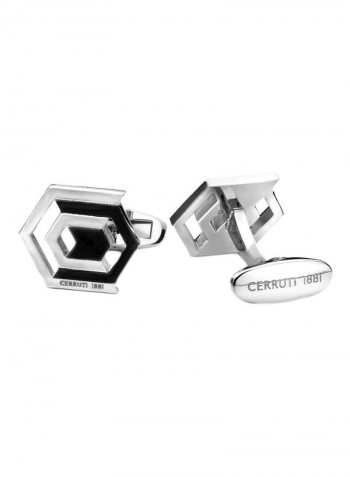 Stainless Steel Logo Cufflinks