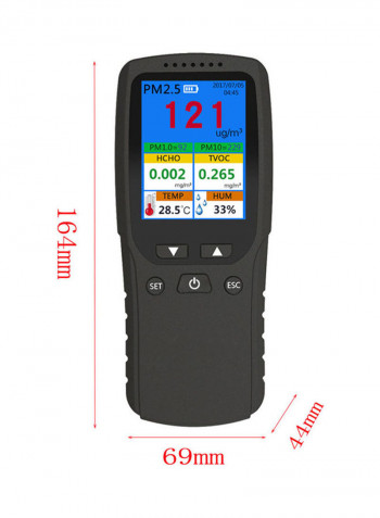 Air Quality Monitor Black
