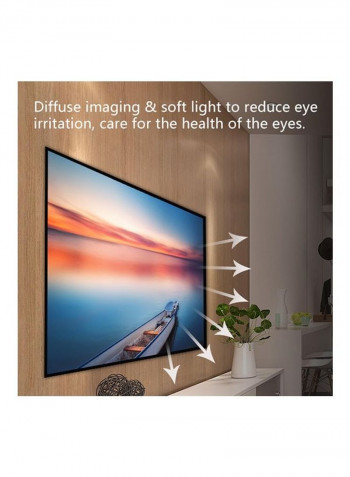 LED 1080P Home Projector With Remote YG280 White
