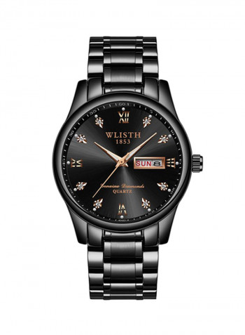 Men's Stainless Steel Calendar Display Quartz Analog Watch NNSB03708200