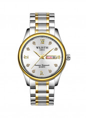 Men's Stainless Steel Calendar Display Quartz Analog Watch NNSB03708203