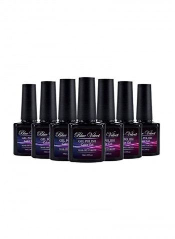 Pack Of 7 UV Gel Nail Polish C003