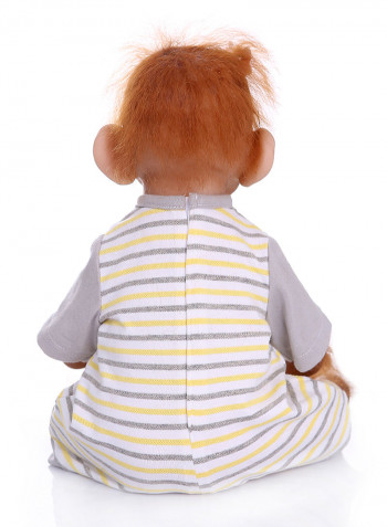 Decdeal Realistic Reborn Baby Monkey Doll 16inch