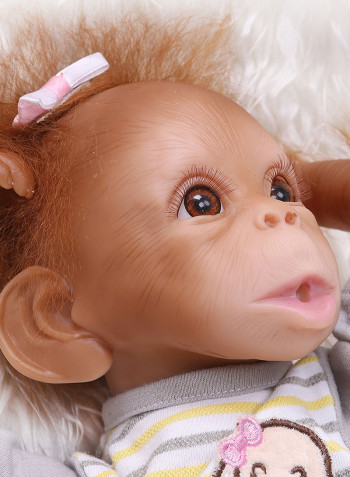 Decdeal Realistic Reborn Baby Monkey Doll 16inch