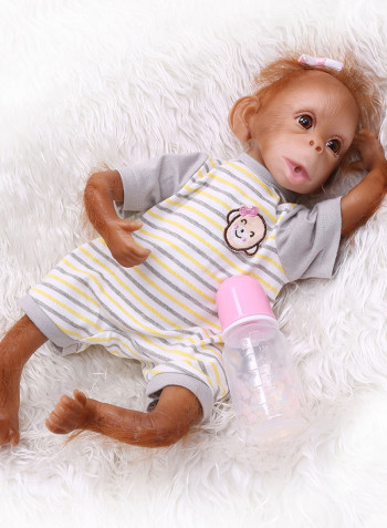 Decdeal Realistic Reborn Baby Monkey Doll 16inch