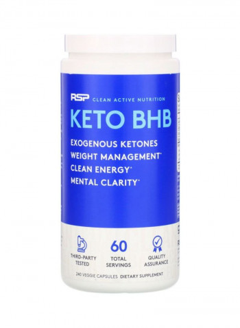 Keto BHB - 240 Veggie Capsules