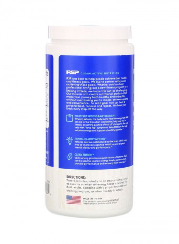 Keto BHB - 240 Veggie Capsules