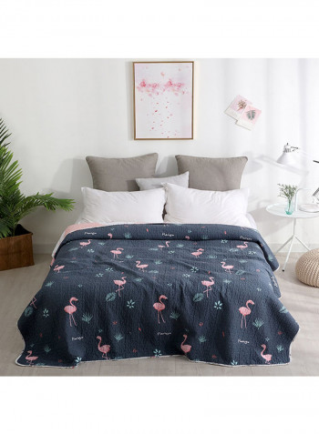 Animal Print Simple Colorblock Blanket Cotton Multicolour 150x200centimeter