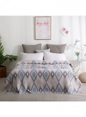 Soft Diamond Pattern Blanket Cotton Multicolour 150x200centimeter