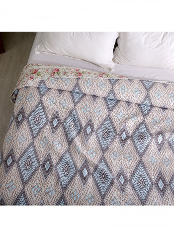 Soft Diamond Pattern Blanket Cotton Multicolour 150x200centimeter