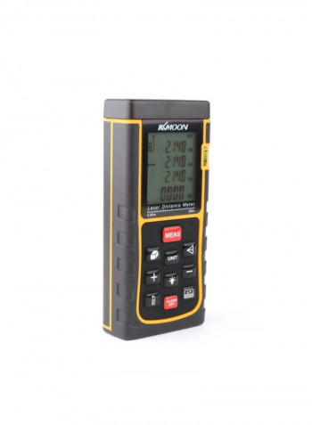 Digital Laser Distance Meter Black/Yellow 11.8x5.5x3.0centimeter