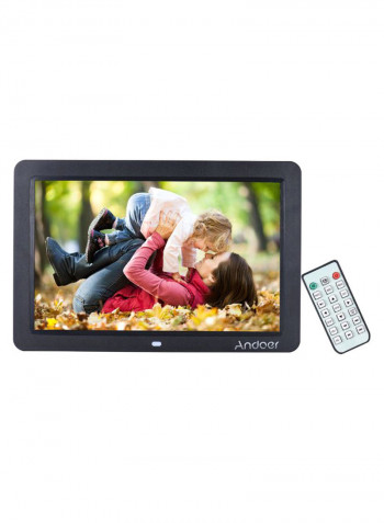 Electronic Led Digital Photo Frame Album Kit 12inch Black