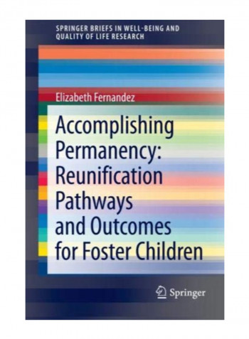 Accomplishing Permanency: Reunification Pathways And Outcomes For  Foster Children Paperback
