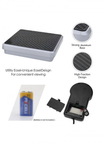Electronic Scale Refrigerant Recovery Weight Scale Black/White/Beige 104.41ounce