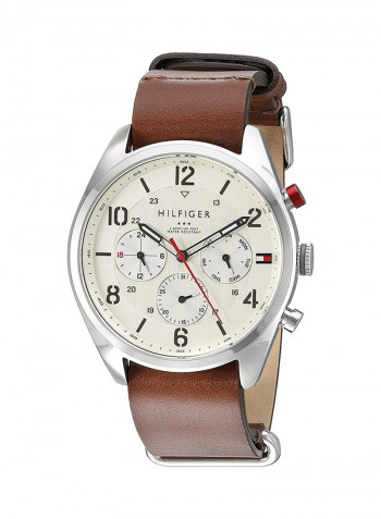 Men's Leather Chronograph Watch 1791188