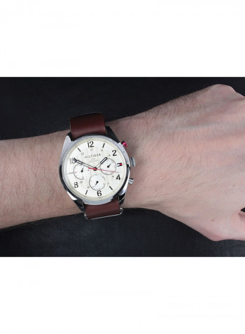 Men's Leather Chronograph Watch 1791188