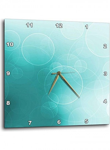 Analog Wall Clock Blue