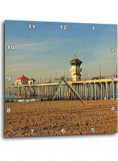 Huntington Beach Pier Wall Clock Multicolour 15x15inch