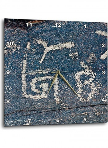 Decorative Printed Wall Clock Multicolour 15x15inch