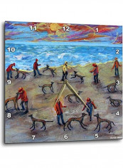 Decorative Printed Wall Clock Multicolour 15x15inch