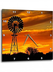 Windmill Wall Clock Multicolour 15x15inch