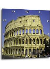 Italy Colosseum Wall Clock Multicolour 15 X 15inch