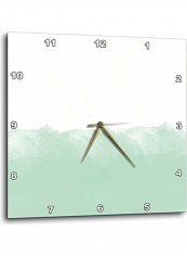 Mint Watercolor Ombre Wall Clock Multicolour 15x15inch