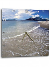 Beach Scene Themed Wall Clock Multicolour