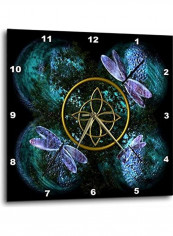 Celtic Knot Printed Wall Clock Multicolour 15x15x0.1inch