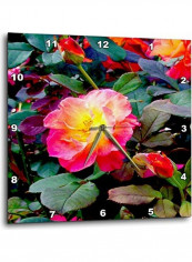 Decorative Printed Wall Clock Multicolour 15x15inch