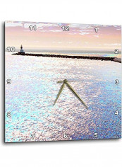 Printed Wall Clock Multicolour 15x15inch