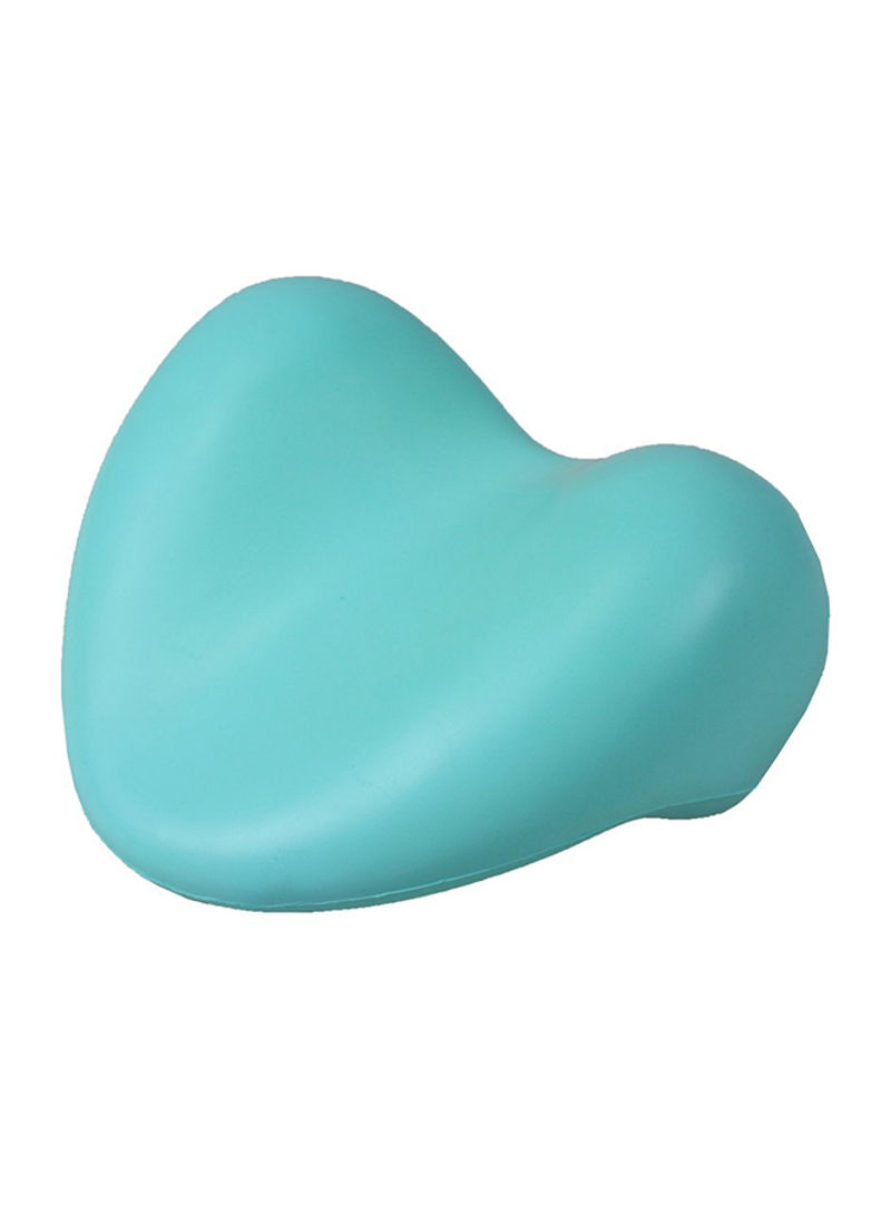 Heart Shape Head And Neck Support Bath Pillow Blue