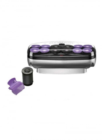 Instant Heat Jumbo And Super Jumbo Hot Rollers Black/Purple 12x6.625x6.5inch