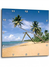 Tropical Beaches Of Puerto Rico Wall Clock Multicolour 15 X 15inch