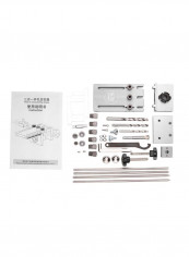 30-Piece Woodworking Puncher Locator Hole Drill Guide Kit Silver/Black