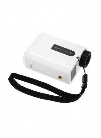 Handheld Laser Digital Rangefinder White 14.5x6.3x9.8centimeter