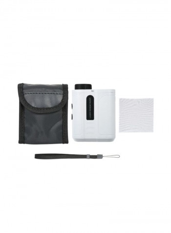 Handheld Laser Digital Rangefinder White 14.5x6.3x9.8centimeter