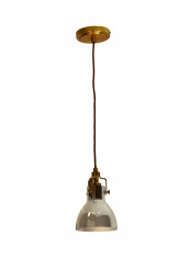 Indoor Hanging Light Brass/Grey 31.5 X 31.5 X 23.5centimeter