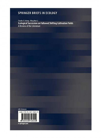 Ecological Succession On Fallowed Shifting Cultivation Fields Paperback