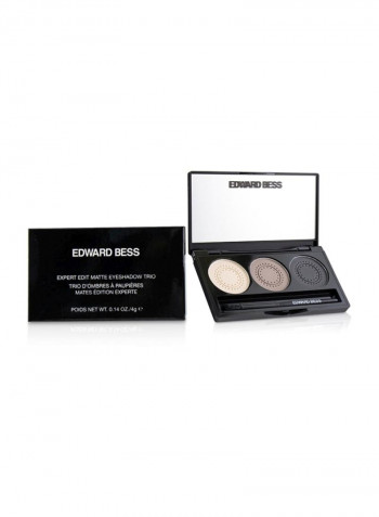 Expert Edit Matte Trio Eyeshadow Palette Subtle Smoke