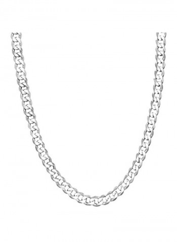 925 Sterling Silver Curb Chain Necklace