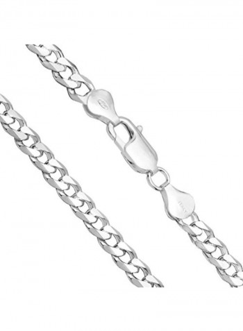 925 Sterling Silver Curb Chain Necklace