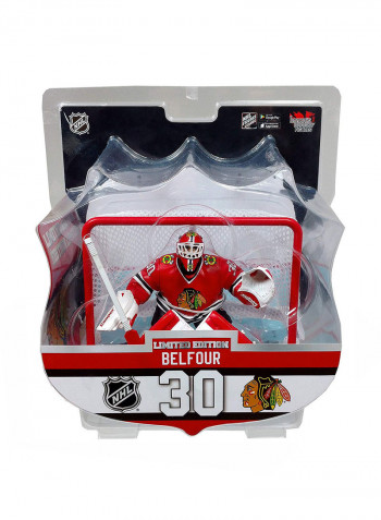 Ed Belfour Chicago Blackhawks Goalie Action Figure 5 x 9.5 x 10.5inch